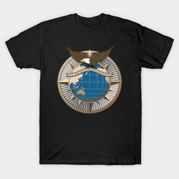 Indo-Pacific Command Logo T-Shirt by Spacestuffplus